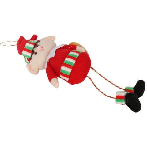 Elf psotnik – figurka elfa na Adwent 32 cm, czerwona