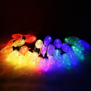 Lampki choinkowe szyszki 50 LED 7 m - multikolor