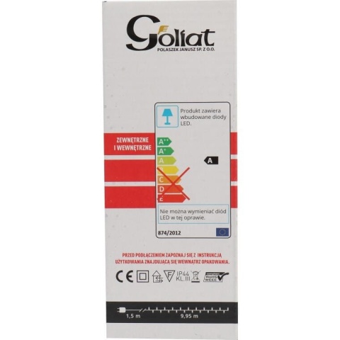 Lampki zewnętrzne 200 LED zimna biel 10 m IP44