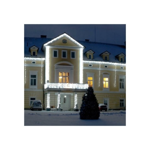 Lampki zewnętrzne 200 LED zimna biel 10 m IP44